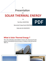 Solar Thermal Energy