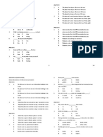 Questions 1 - 5 (Grammar) : Practice 3