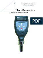 Digital Shore Durometers: Model No. 18880 & 18881