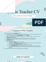 Kiddle Teacher CV: Here Is Where Your Presentation Begins