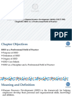 Course Title: Strategic Human Resource Development (SHRD) (MGT-503) Chapter01: HRD As A Professional Field of Practice