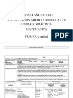 P.U.D. 10mo Matemática Actualizado