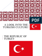 A Look Into The Turkish Culture: Final English Exam Presentation