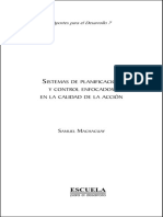 Sistemas de Planificación y Control