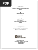 Analysis of Cable-Stayed Suspension Hybrid Bridge: (Document Title)