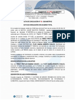 Acta de Conciliacion Con Acuerdo Total - Maycol