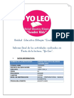 Informe YO LEO PDF