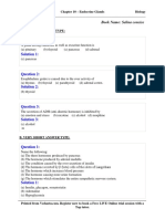 Class X Chapter 10 - Endocrine Glands Biology: Book Name: Selina Concise