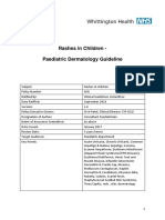 Rashes in Children - Paediatric Dermatology Guideline Jan17 PDF