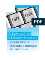 El Plagio Académico en Educación Secundaria Características Del Fenómeno y Estrategias de Intervención