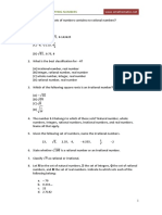 Number Sets-Worksheet 4 (With ANS)