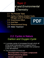 Topic 2: Elemental and Environmental Chemistry