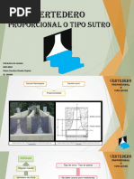 Vertedero Proporcional o Tipo Sutro PDF