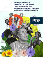 Protocolo Modelo de Prevención y Actuación en Casos de Discriminación. Acoso y Hostigamiento Sexual y Laboral en OSC