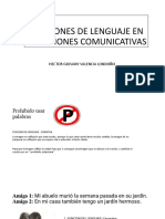 Funciones de Lenguaje en Situaciones Comunicativas