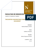 Informe Tributario Aduanero