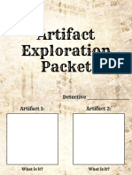 Artifact Exploration Packet