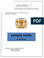 TP MATRIAUX Analyse Granulometrie