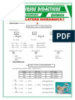 Clasificacion de Los Acidos para Cuarto de Secundaria