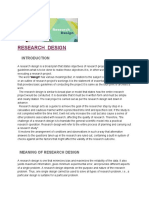 Research Design: Definition, Types and Characteristics