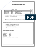 IoT Course Project - Design - Phase