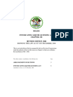 Belize Liquor Laws PDF