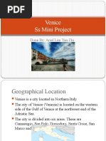 Venice Ss Mini Project: Done By: Ariel Lim Yan Zhi