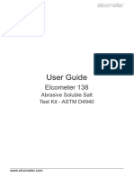 User Guide: Elcometer 138