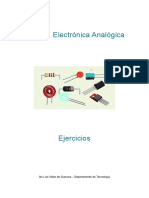 Electrónica Analógica. Ejercicios