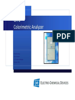 CA-6 Colorimetric Analyzer: Lectro-Hemical Evices