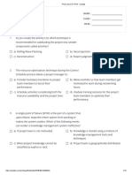 PMP Lesson 9: Name: Class: Date