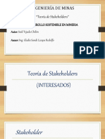 Ingeniería de Minas "Teoría de Stakeholders": Desarrollo Sostenible en Mineria