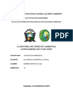 Historia de Derecho Ambiental