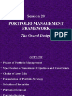 Session 20 Portfolio Management Framework: The Grand Design