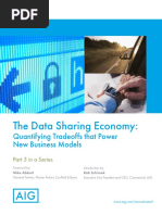 The Data Sharing Economy:: Quantifying Tradeoffs That Power New Business Models