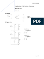 Chapter 6 Applications of The Laplace Transform