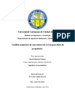 Analisis Numerico de Una Tobera de Lava PDF