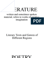 Literary Texts and Genres of Different Regions