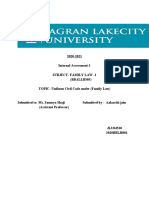 Family Law - Internal Assessment - 24 Sep 2019