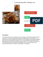 Viennoiseries & Goûters - L'art Du Fait Maison PDF - Télécharger, Lire