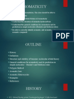 Aromaticity: Objectives