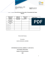 Fase 4 - Grupo. 212025A - 764 PRODUCTIVIDAD HUMANA