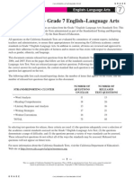 Grade 7 ELA RTQ - Standardized Testing and Reporting (CA Dept of Education)