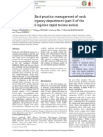 Review Article: Best Practice Management of Neck Pain in The Emergency Department (Part 6 of The Musculoskeletal Injuries Rapid Review Series)