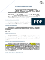 Modelo de Contrato de Arrendamiento Puesto N°