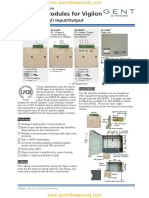 Interface Modules For Vigilon: Low Voltage (LV) Input/Output