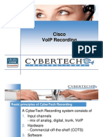 CyberTech - Cisco VoIP Recording Methods