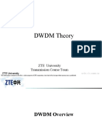 DWDM Theory: ZTE University Transmission Course Team