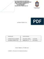 UNIDAD 3 Procesos en Los Sistemas Operativos