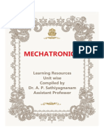 Mechatronics: Learning Resources Unit Wise Compiled by Dr. A. P. Sathiyagnanam Assistant Professor